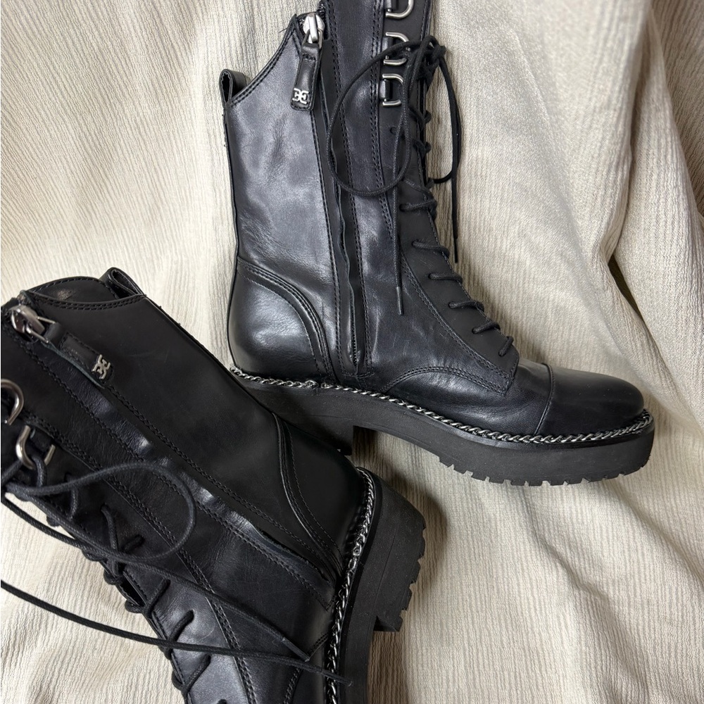 Sam Edelman Lenley Combat Boots size 6M 🩷 - Picture 4 of 8